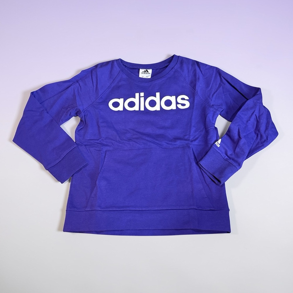 Adidas Bold Purple Sweatshirt Girls (Large 12/14)
